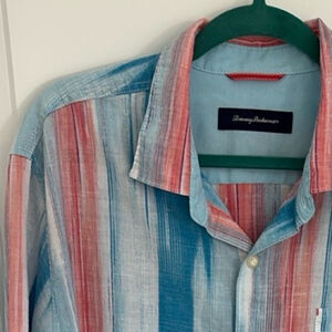 Tommy Bahama | Casual Linen Button Down Shirt | Sz XL | EUC